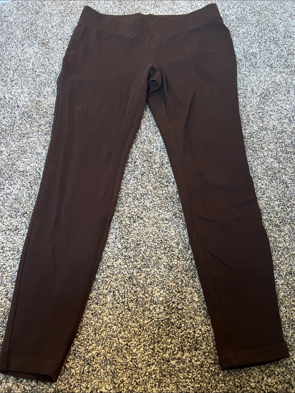 Lands' End Women’s Starfish Dark Brown Leggings